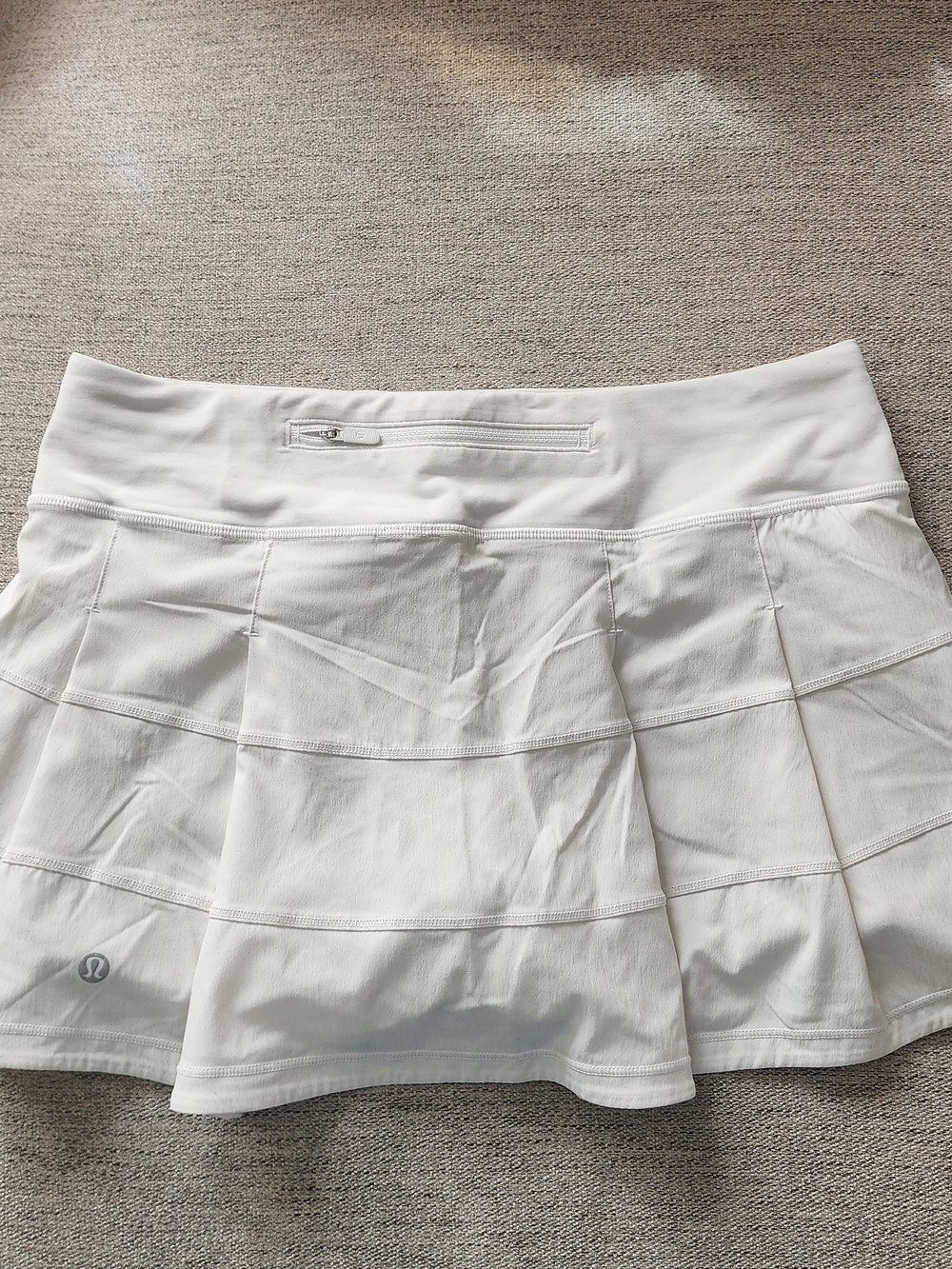 lululemon athletica White Athletic Tennis Skirt